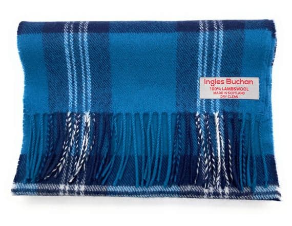 Earl of St Andrews Modern Pure Lambswool Tartan Scarf