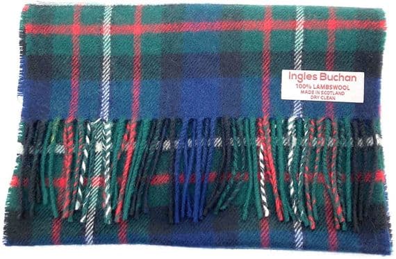 Ferguson Pure Lambswool Scottish Tartan Scarf