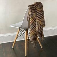 Forth Antique Glen Check Lambswool Rug | Scottish Blanket