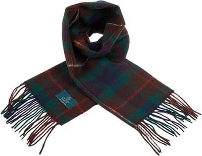 Pure Lambswool Fraser Hunting Tartan Scarf | Made in Scotland