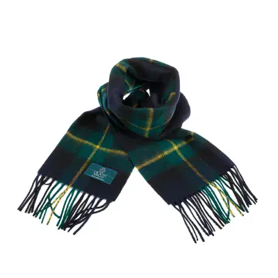 Pure Lambswool Gordon Modern Tartan Scarf | Made in Scotland