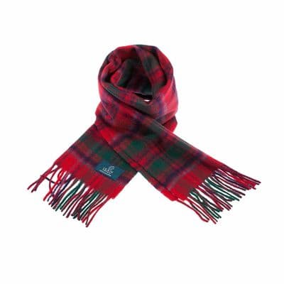 Pure Lambswool Grant Tartan Clan Scarf | Scottish Tartan