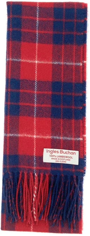 Pure Lambswool Hamilton Tartan Scarf - Made in Scotland