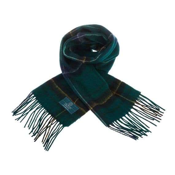 Pure Lambswool Henderson Tartan Scarf | Highland Tweed
