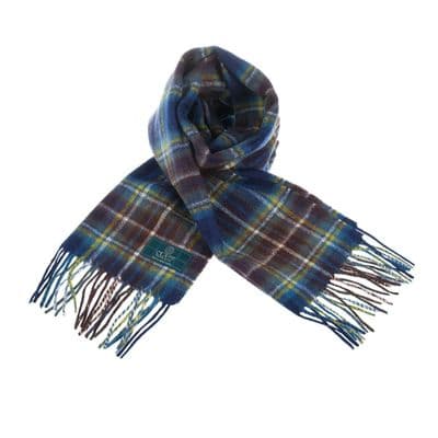 Pure Lambswool Holyrood Tartan Scarf | Scottish Tartan Scarf