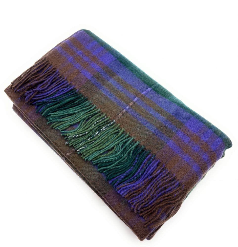 Pure Lambswool Isle of Skye Tartan Cape Made in Scotland