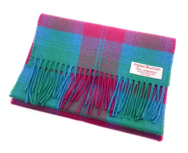 Pure Lambswool Lindsay Ancient Tartan Scarf - Made in Scotland
