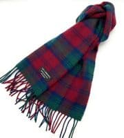 Pure Lambswool Lindsay Tartan Scarf | Made in Scotland