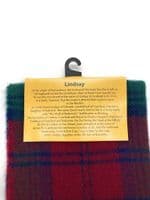 Pure Lambswool Lindsay Tartan Scarf | Made in Scotland