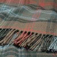 Lochcarron Hunting Weathered Tartan Rug | Lambswool Blanket