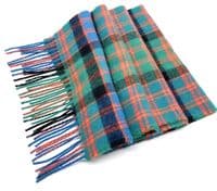 Pure Lambswool MacDonald Ancient Tartan Scarf | Made in Scotland