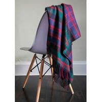 MacDonald Clan Modern Tartan Rug | Lambswool Blanket