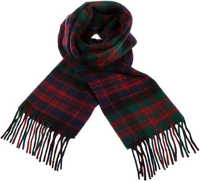 Pure Lambswool MacDonald Modern Tartan Unisex Scarf