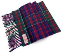 Pure Lambswool MacDonald Tartan Scarf | Made in Scotland
