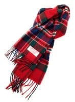 Pure Lambswool MacFarlane Tartan Scarf | Made in Scotland