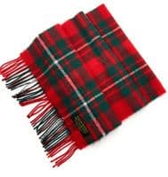 Pure Lambswool MacGregor Tartan Scarf | Made in Scotland