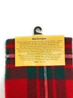 Pure Lambswool MacGregor Tartan Scarf | Made in Scotland