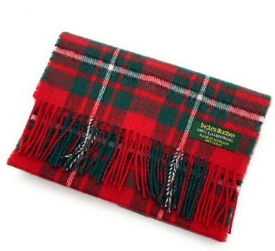 Pure Lambswool MacGregor Tartan Scarf | Made in Scotland