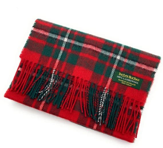 Pure Lambswool MacGregor Tartan Scarf | Made in Scotland