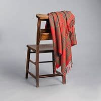 MacGregor Weathered Tartan Rug | Pure Lambswool Blanket