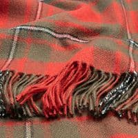 MacGregor Weathered Tartan Rug | Pure Lambswool Blanket