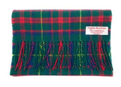 Pure Lambswool MacIntosh Hunting Modern Tartan Scarf | Made in Scotland