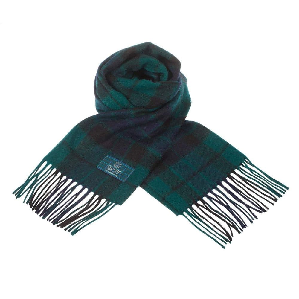 Pure Lambswool Mackay Modern Tartan Clan Scarf