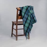 MacKenzie Ancient Tartan Rug | Pure Lambswool Blanket