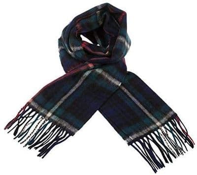 Pure Lambswool MacKenzie Modern Tartan Clan Scarf