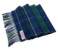 Pure Lambswool MacLeod of Harris Modern Tartan Scarf | Made in Scotland