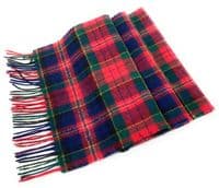 Pure Lambswool MacPherson Tartan Scarf | Made in Scotland