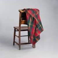 Maple Leaf Tartan Rug | Pure Lambswool Blanket