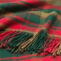 Maple Leaf Tartan Rug | Pure Lambswool Blanket