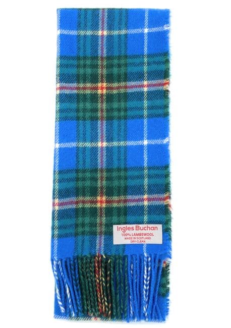 Pure Lambswool Nova Scotia Tartan Scarf By Ingles Buchan of Scotland