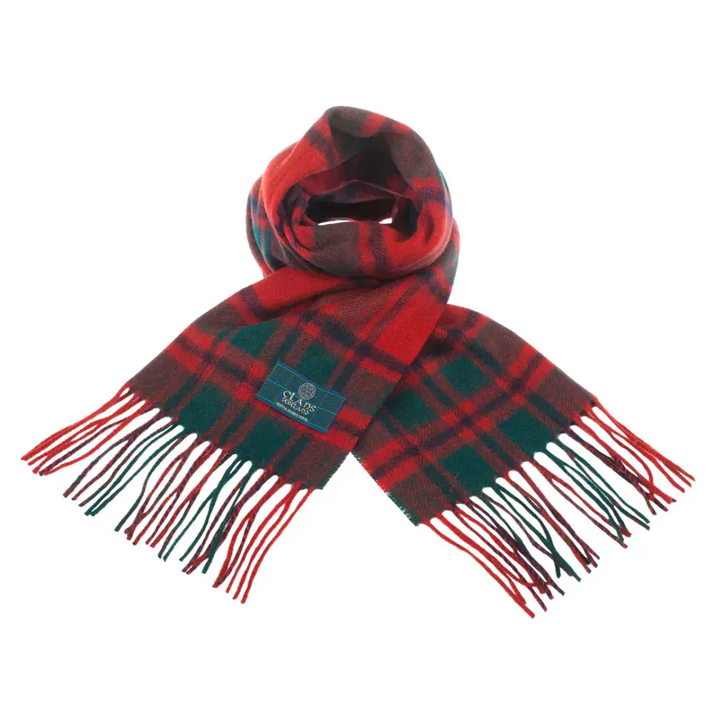 Pure Lambswool Scottish MacIntosh Tartan Clan Unisex Scarf