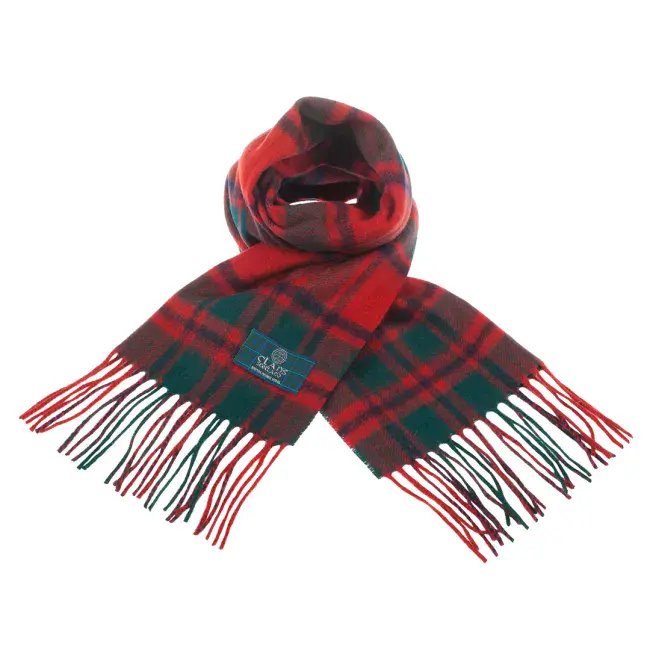 Pure Lambswool Scottish MacIntosh Tartan Clan Unisex Scarf