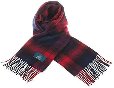 Pure Lambswool Scottish MacLachlan Tartan Clan Unisex Scarf