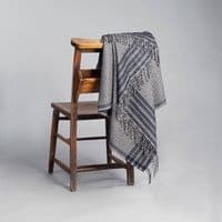 Pure Lambswool Shepherd Emsket Check Tartan Rug/Blanket - Made in Scotland