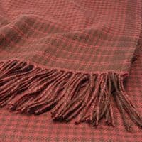 Pure Lambswool Shepherd Moorit Check Rug/Blanket - Made in Scotland