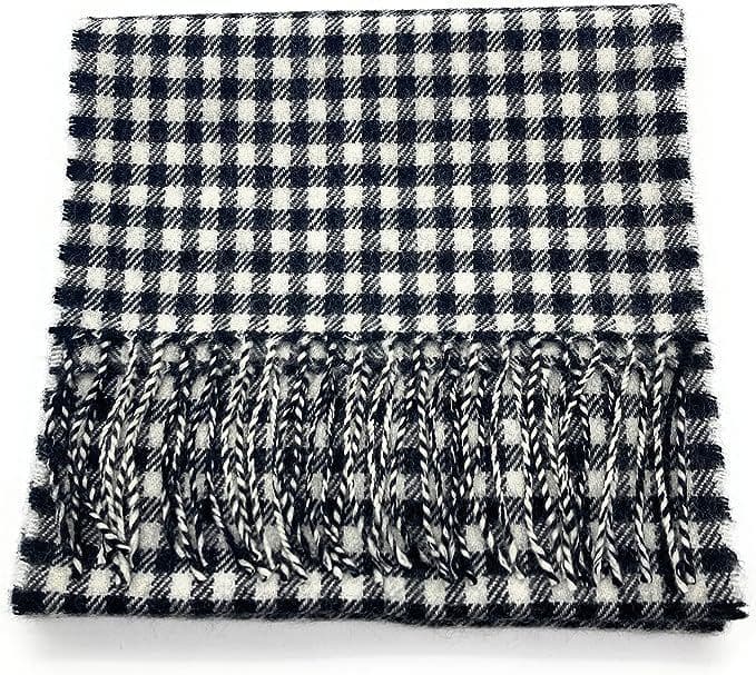Pure Lambswool Shepherd Tartan  Scarf - Made in Scotland