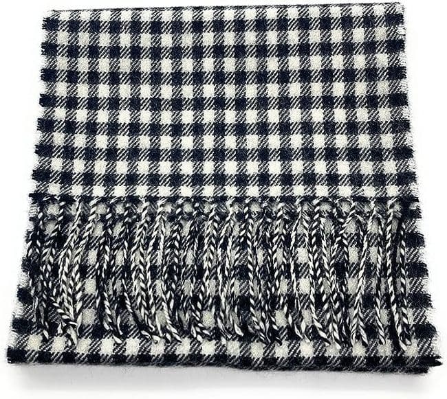 Pure Lambswool Shepherd Tartan  Scarf - Made in Scotland
