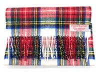 Pure Lambswool Stewart Dress Tartan Scarf | Made in Scotland