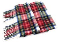 Pure Lambswool Stewart Dress Tartan Scarf | Made in Scotland