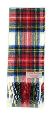 Pure Lambswool Stewart Dress Tartan Scarf | Made in Scotland