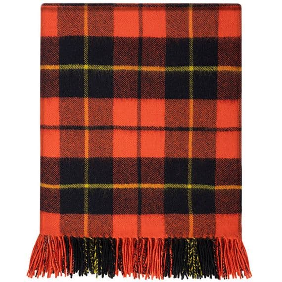 Wallace Ancient Tartan Rug | Pure Lambswool Blanket