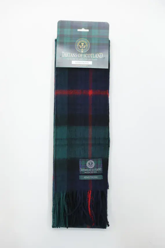 Pure New Wool Armstrong Tartan Scarf