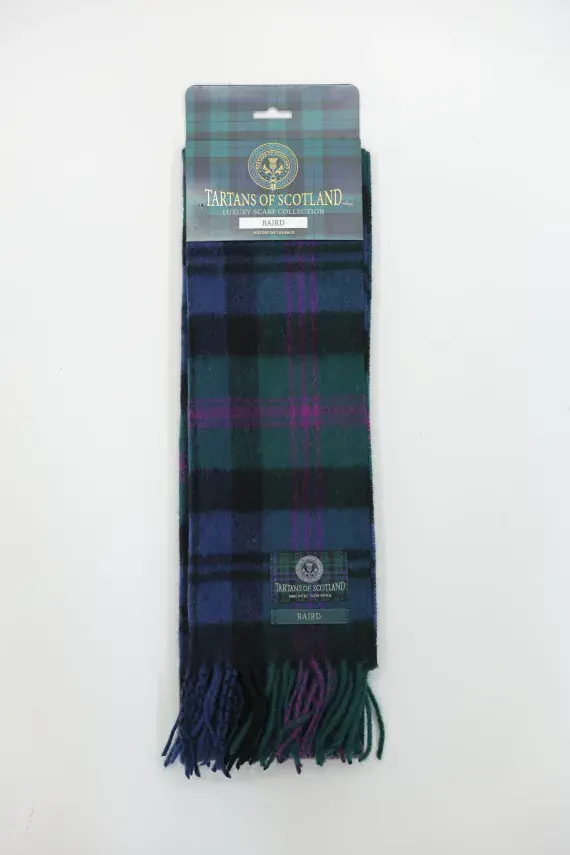Pure New Wool Baird Tartan Scarf