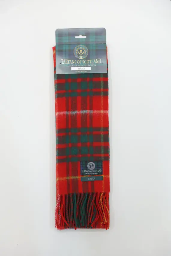 Pure New Wool Bruce Tartan Scarf