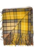 Buchanan Natural Tartan Travel Rug | Pure Wool Blanket