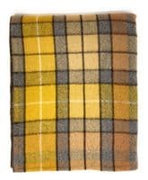 Buchanan Natural Tartan Travel Rug | Pure Wool Blanket